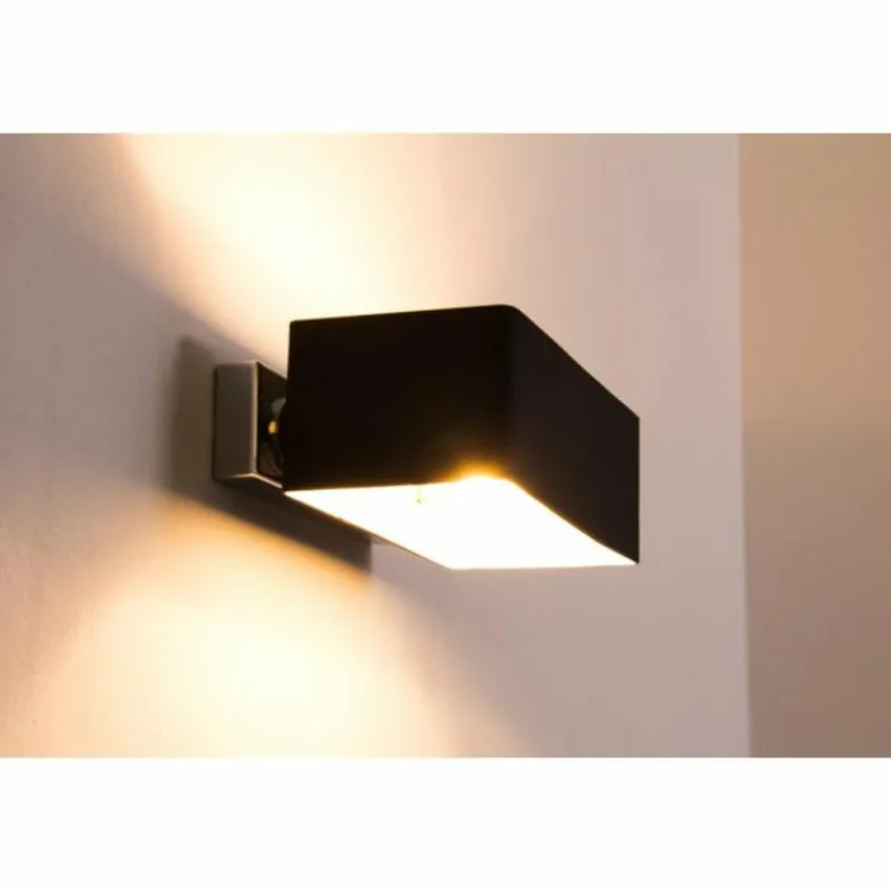 Luminaires Ideallux Applique murale Ideallux BOX AP2 Noir, 2 lumières