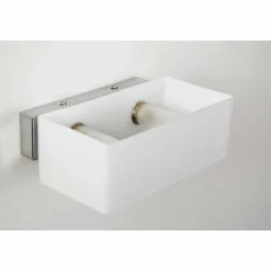 Luminaires Ideallux Applique murale Ideallux BOX AP2 Chrome, 2 lumières