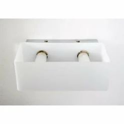 Luminaires Ideallux Applique murale Ideallux BOX AP2 Chrome, 2 lumières