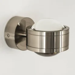 hofstein Applique murale INDORE LED Nickel mat, 2 lumières