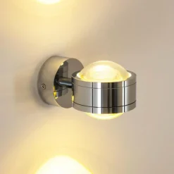 hofstein Applique murale INDORE LED Chrome, 2 lumières