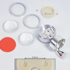 hofstein Applique murale Indore LED Aluminium, 2 lumières