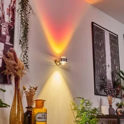 hofstein Applique murale Indore LED Aluminium, 2 lumières