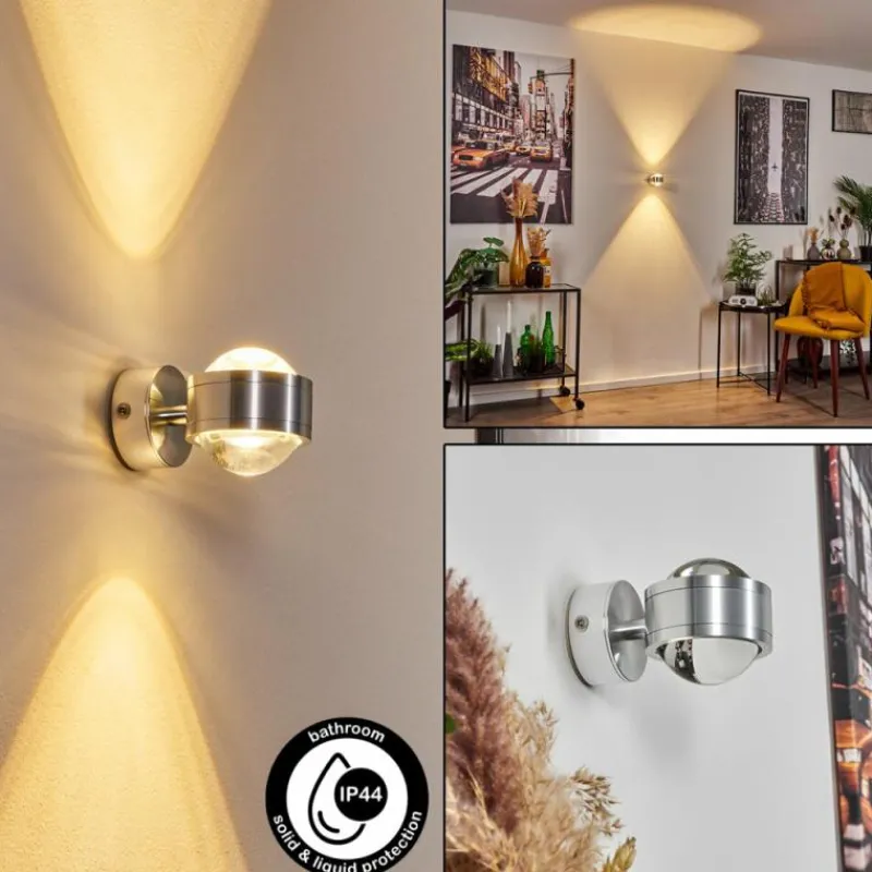 hofstein Applique murale Indore LED Aluminium, 2 lumières