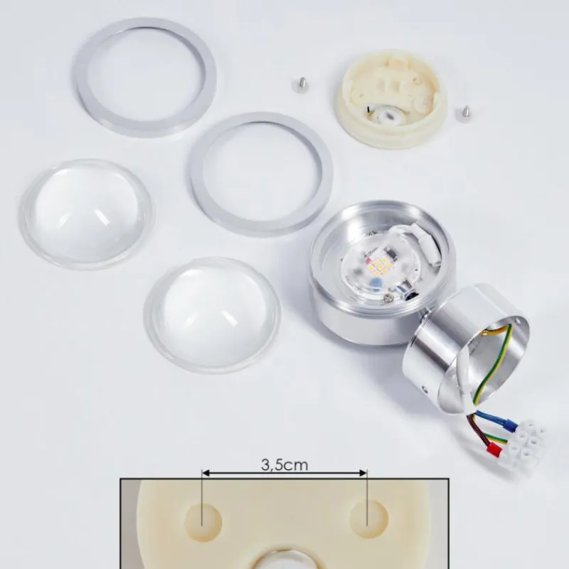 hofstein Applique murale Indore LED Aluminium, 2 lumières