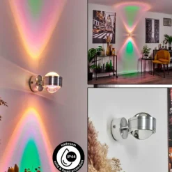 hofstein Applique murale Indore LED Aluminium, 2 lumières