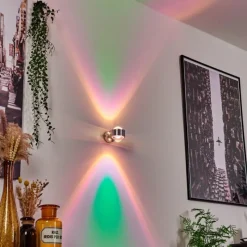 hofstein Applique murale Indore LED Aluminium, 2 lumières