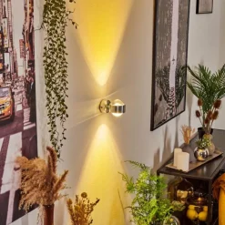 hofstein Applique murale Indore LED Aluminium, 2 lumières
