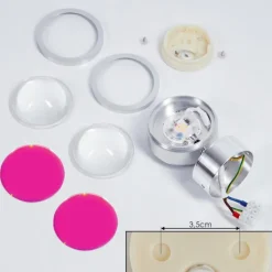 hofstein Applique murale Indore LED Aluminium, 2 lumières