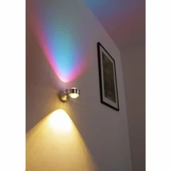 hofstein Applique murale Indore LED Aluminium, 2 lumières