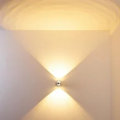 hofstein Applique murale Indore LED Aluminium, 2 lumières