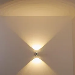 hofstein Applique murale Indore LED Aluminium, 2 lumières