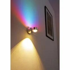 hofstein Applique murale Indore LED Aluminium, 2 lumières