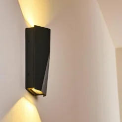 hofstein Applique murale Ingvar LED Anthracite, 2 lumières