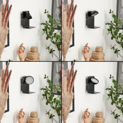 hofstein Applique murale Inkeroinen LED Noir, 1 lumière* Éclairage Led