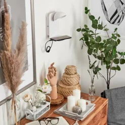 Luminaires Scandinaves-hofstein Applique murale Inkeroinen LED Blanc, 1 lumière