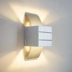 hofstein Applique murale Istanbul Acier inoxydable, 1 lumière