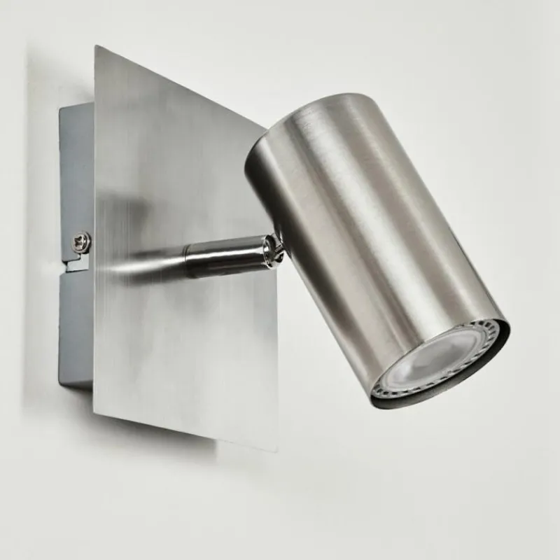 hofstein Applique murale Javel Chrome, Nickel mat, 1 lumière