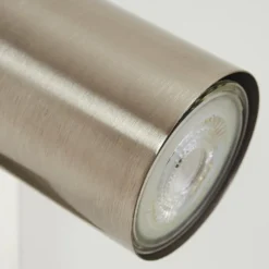 Luminaires Scandinaves-hofstein Applique murale Javel Chrome, Nickel mat, 1 lumière