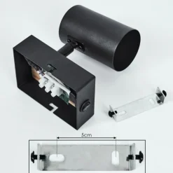 Luminaires Scandinaves-hofstein Applique murale Javel Écru, Noir, 1 lumière