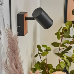 Luminaires Scandinaves-hofstein Applique murale Javel Écru, Noir, 1 lumière