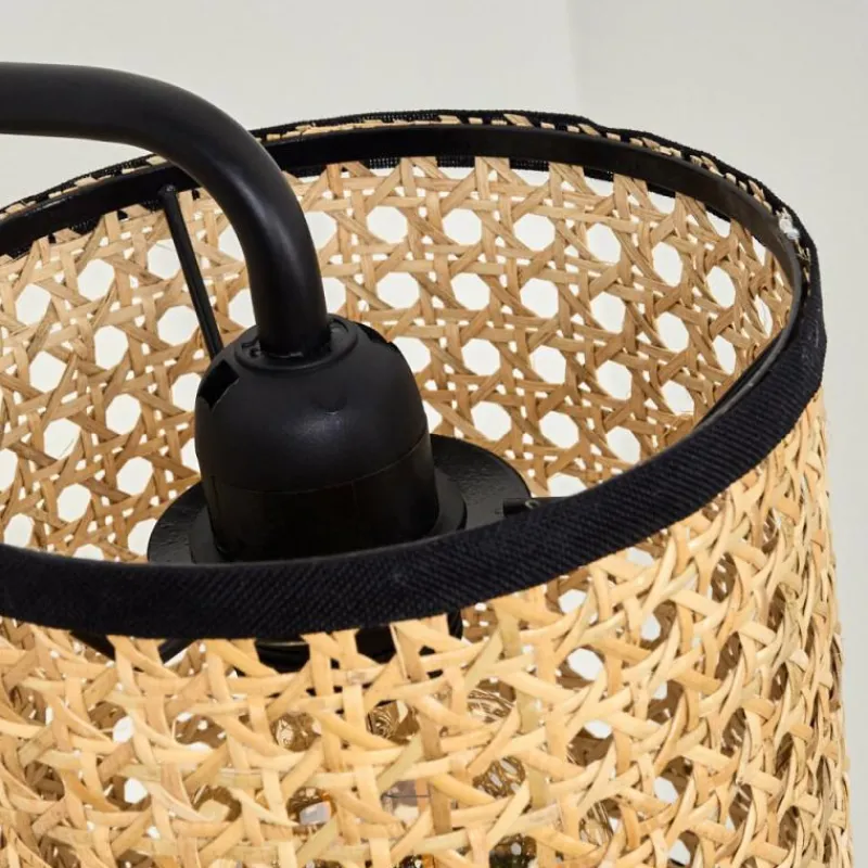 Style Boho-Chic-hofstein Applique murale Jonas Noir, 1 lumière