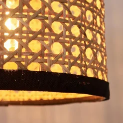 Style Boho-Chic-hofstein Applique murale Jonas Noir, 1 lumière