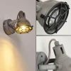 Lampes Industrielles-hofstein Applique murale Jonsered LED Gris, Noir, Pierre, 1 lumière