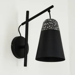 Luminaires Scandinaves-hofstein Applique murale Juvansbo Noir, 1 lumière