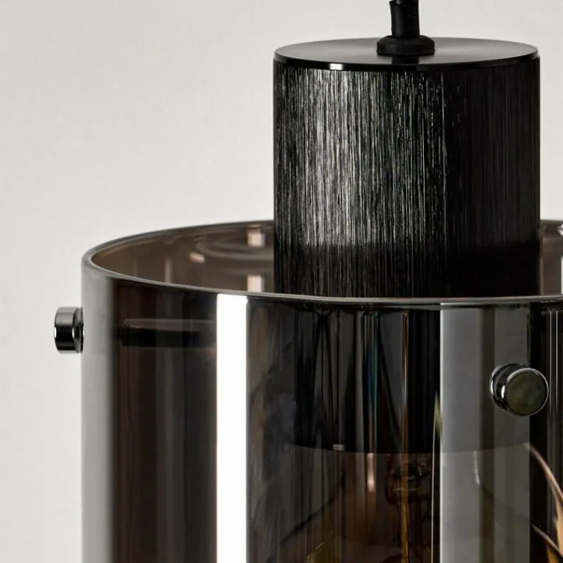 Suspension Verre Fumé-hofstein Applique murale Kalsborg Noir, 1 lumière