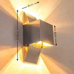 hofstein Applique murale Kapstadt Chrome, 1 lumière