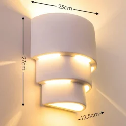 hofstein Applique murale Karatschi Blanc, 1 lumière* Appliques