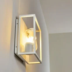 hofstein Applique murale Karlsborg Blanc, 2 lumières