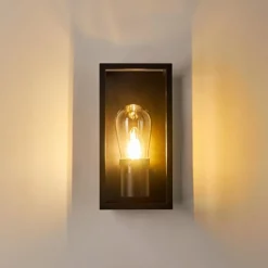 hofstein Applique murale Karlsborg Noir, 1 lumière