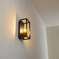 hofstein Applique murale Karlsborg Noir, 1 lumière