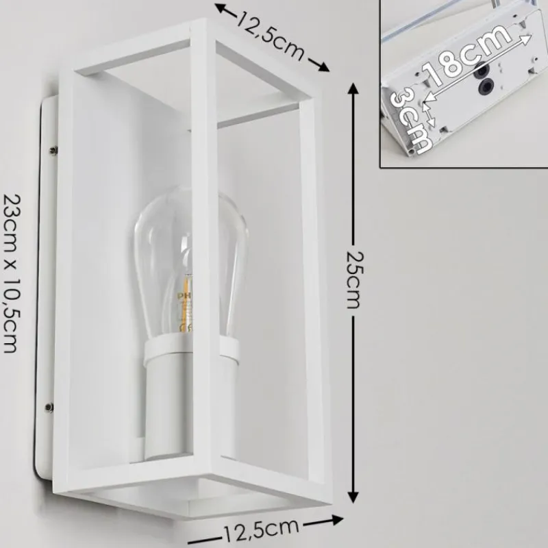 hofstein Applique murale Karlsborg Blanc, 1 lumière