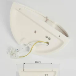 hofstein Applique murale Kawasaki Blanc, 1 lumière* Appliques