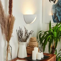 hofstein Applique murale Kawasaki Blanc, 1 lumière* Appliques