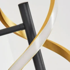 hofstein Applique murale Khovet LED Noir, 1 lumière