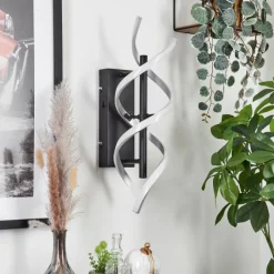 hofstein Applique murale Khovet LED Noir, 1 lumière