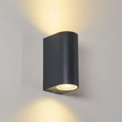 hofstein Applique murale Kingstown LED Anthracite, 1 lumière