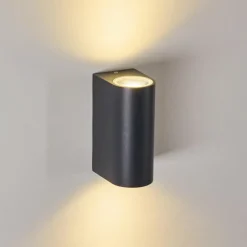 hofstein Applique murale Kingstown LED Anthracite, 1 lumière