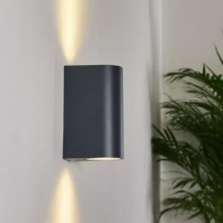 hofstein Applique murale Kingstown LED Anthracite, 1 lumière