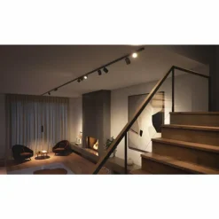 Luminaires Philips Applique murale Kit de base Philips Hue Perifo LED Noir, 3 lumières, Changeur de couleurs