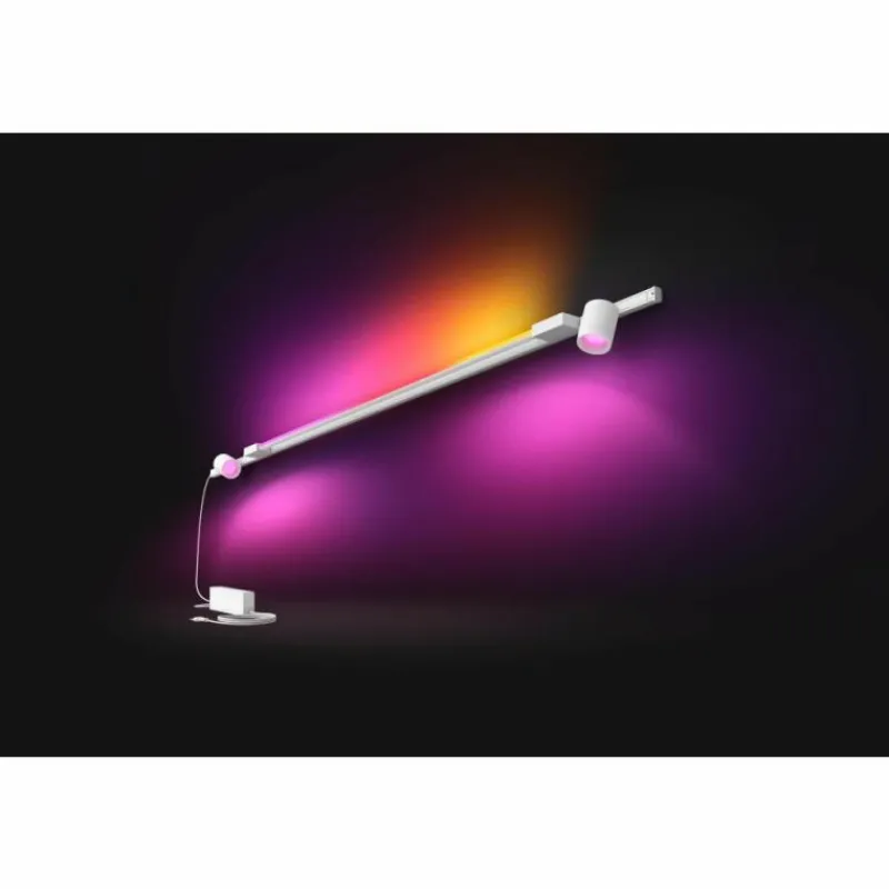 Luminaires Philips Applique murale Kit de base Philips Hue Perifo LED Blanc, 3 lumières, Changeur de couleurs