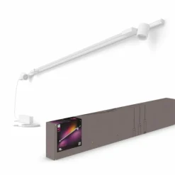 Luminaires Philips Applique murale Kit de base Philips Hue Perifo LED Blanc, 3 lumières, Changeur de couleurs