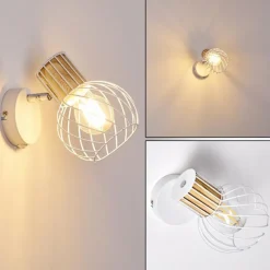 hofstein Applique murale Koler Blanc, 1 lumière