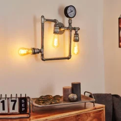 Lampes Industrielles-hofstein Applique murale Kolyma Gris, 3 lumières