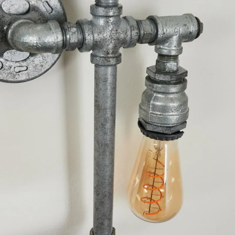 Lampes Industrielles-hofstein Applique murale Kolyma Gris, 3 lumières