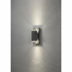 Luminaires Konstsmide Applique murale Konstsmide Potenza LED Anthracite, 2 lumières